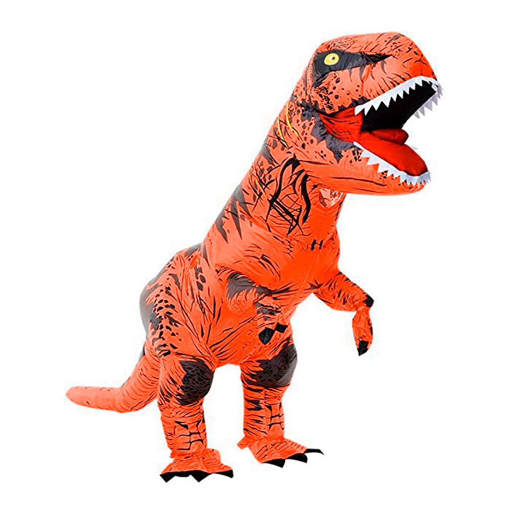Con fecha de Aire acondicionado Barricada Disfraz Dinosaurio Rex Inflable Adulto Halloween Cosplay | Jota Store