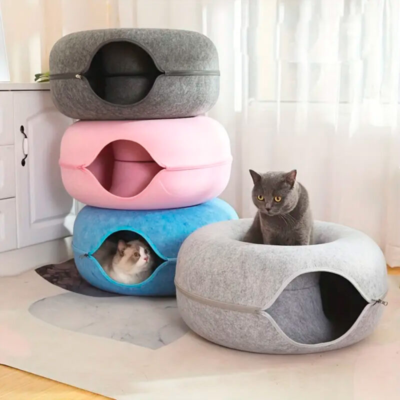 Cama Túnel Para Gatos en Forma de Dona - Image 10