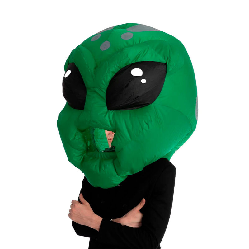 Cabeza Inflable de Alien para Disfraz de Halloween y Cosplay - Image 2