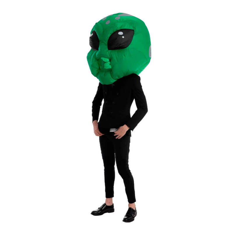 Cabeza Inflable de Alien para Disfraz de Halloween y Cosplay - Image 5