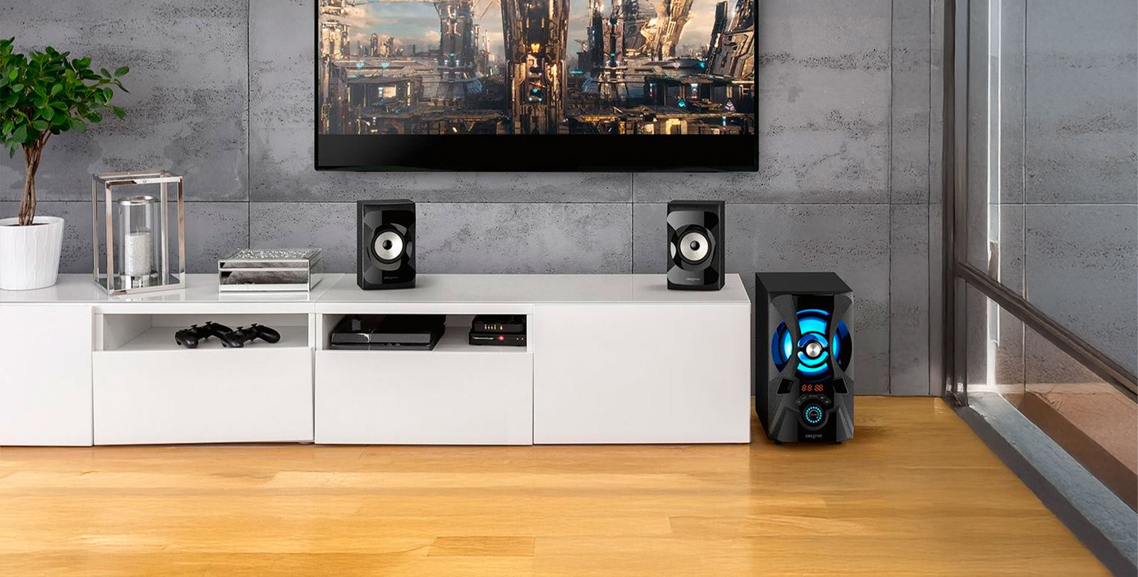 Parlante Creative SBS E2900 Altavoces con Luces LED 60W120W CREATIVE ...